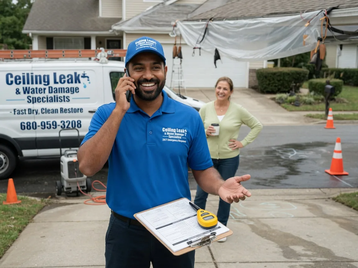 Ceiling Leak Cleanup Canton, OK FAQs